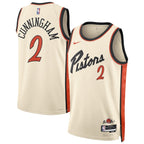 Cade Cunningham Detroit Pistons Nike Unisex 2024/25 Swingman Player Jersey - City Edition - White
