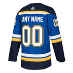 St. Louis Blues adidas Authentic Custom Jersey - Blue