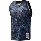 Muggsy Bogues Charlotte Hornets Hardwood Classics 1992/93 Tie-Dye Swingman Jersey - Black