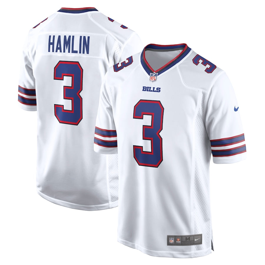 Damar Hamlin Buffalo Bills Nike  Game Jersey - White