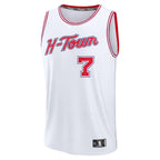 Kevin Durant Houston Rockets  2025/26 City Edition Fast Break Jersey - White
