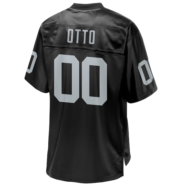 Jim Otto Oakland Raiders NFL Pro Line Retired Player Replica Jersey - Black/White