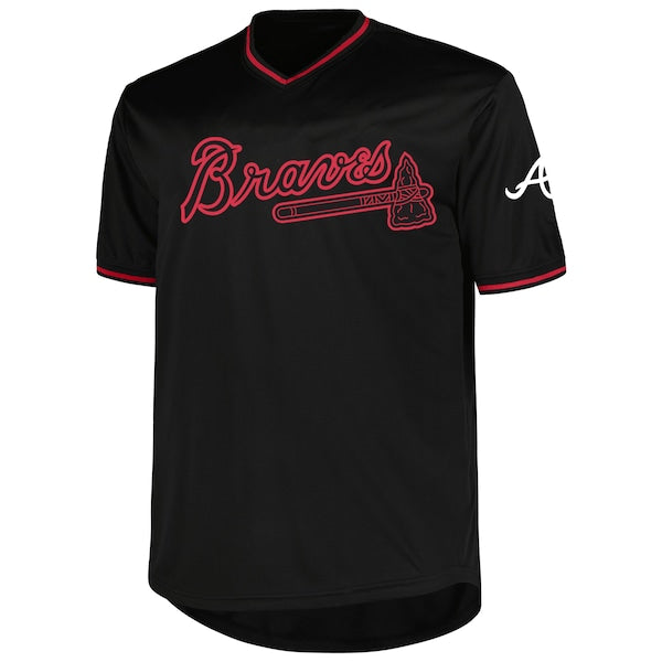 Ronald Acuña Jr. Atlanta Braves Profile Big & Tall Pop Fashion Player Jersey - Black