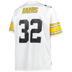 Franco Harris Pittsburgh Steelers Big & Tall 1976 Retired Player Replica Jersey - White/Black