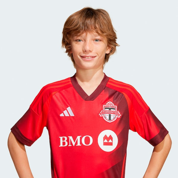 Toronto FC adidas Youth 2025 Club Kit Replica Jersey - Red
