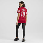 Mac Jones San Francisco 49ers Nike Women's Team Game Jersey -  Scarlet