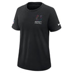 Indianapolis Colts Nike Women's 2025 NFL Crucial Catch Tri-Blend Dri-FIT T-Shirt - Black