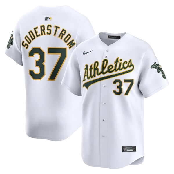 Tyler Soderstrom Oakland Athletics Nike Home Limited Player Jersey - White