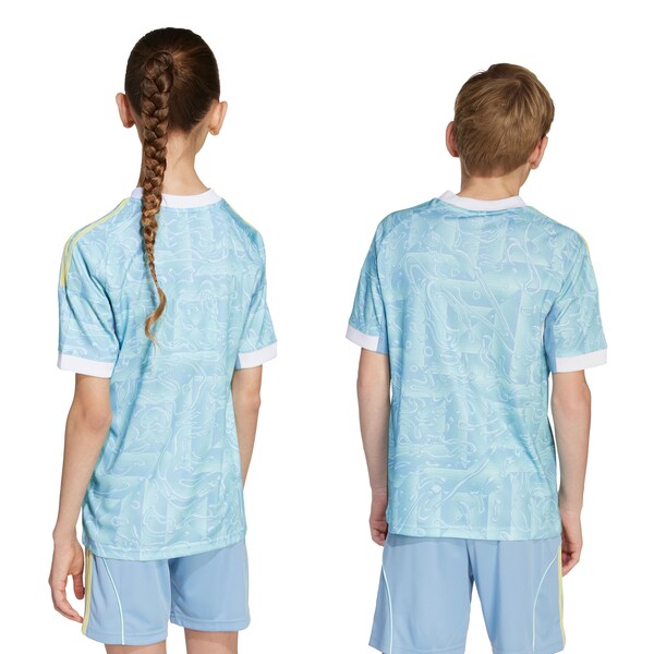 Juventus adidas Youth 2025/26 Away Replica Jersey - Blue