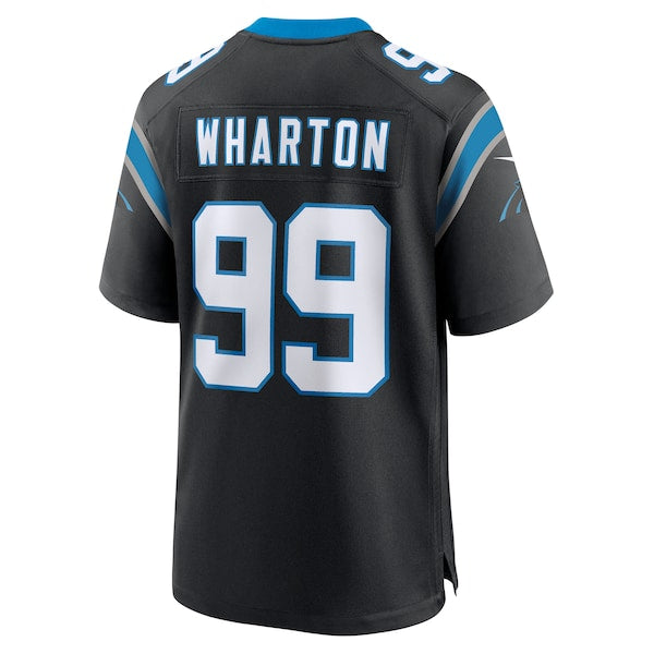 Tershawn Wharton Carolina Panthers Nike Team Game Jersey -  Black