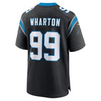 Tershawn Wharton Carolina Panthers Nike Team Game Jersey -  Black
