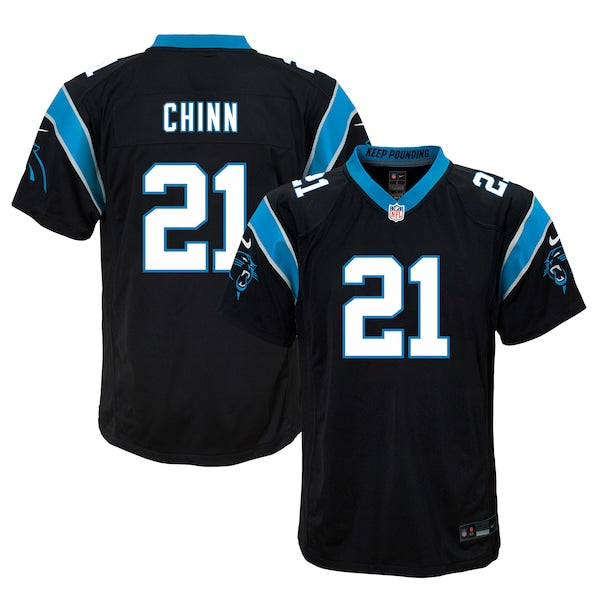 Jeremy Chinn Carolina Panthers Nike Youth Game Jersey - Black/Blue/White