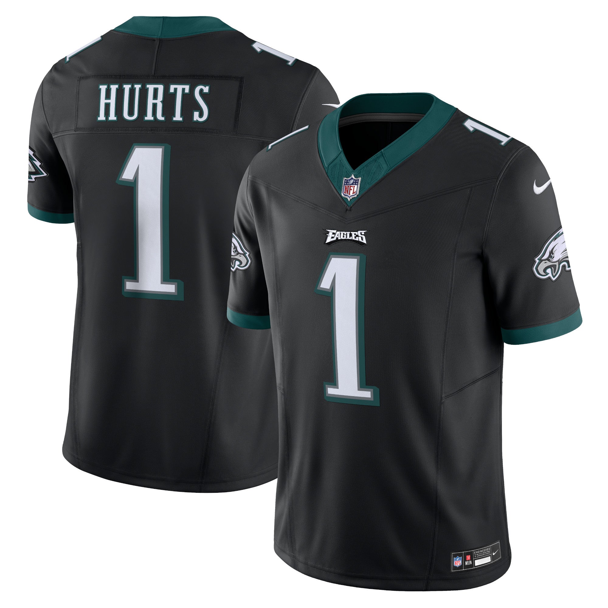 Jalen Hurts Philadelphia Eagles Nike Vapor F.U.S.E. Limited Jersey - White/Black/Green/Kelly Green