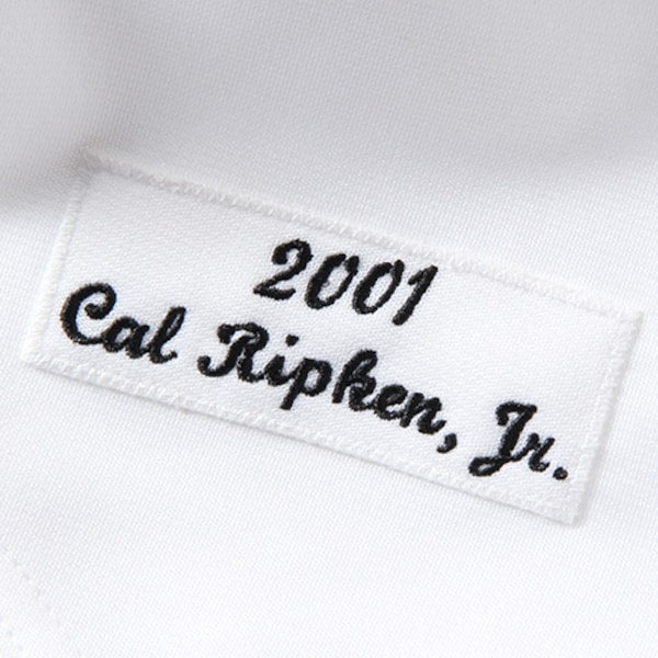 Cal Ripken Baltimore Orioles Home Authentic Jersey - White