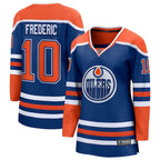 Trent Frederic Edmonton Oilers  Women's Home Breakaway Jersey - Royal