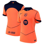 Barcelona Nike Women's 2025/26 Third Replica Jersey - Orange/Gold