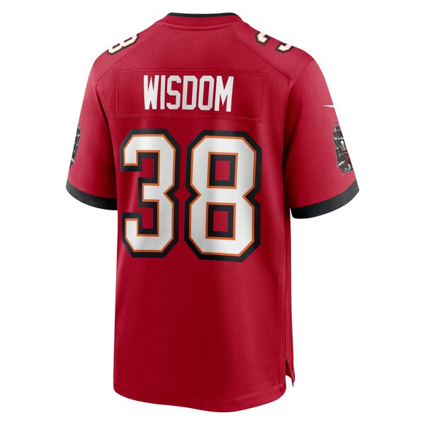 Rashad Wisdom Tampa Bay Buccaneers Nike Team Game Jersey -  Red