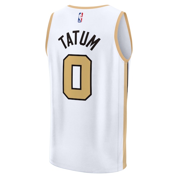Jayson Tatum Boston Celtics  2025/26 City Edition Fast Break Jersey - White