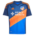 FC Cincinnati adidas Youth 2025 Orange and Blue Legacy Kit Replica Jersey - Blue