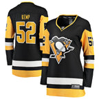 Philip Kemp Pittsburgh Penguins  Women's Home Breakaway Jersey - Black