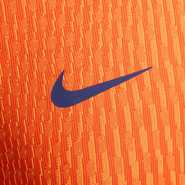 Netherlands National Team Nike 2024 Home Authentic Blank Jersey - Orange