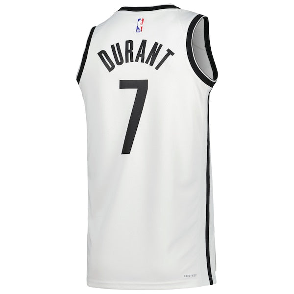 Kevin Durant Brooklyn Nets Nike Unisex  Swingman Jersey - Association Edition - White/Black