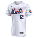 Francisco Lindor New York Mets Nike Home Elite Jersey - White