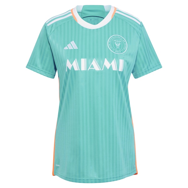 Inter Miami CF adidas Women's 2024 Archive Replica Jersey - Aqua