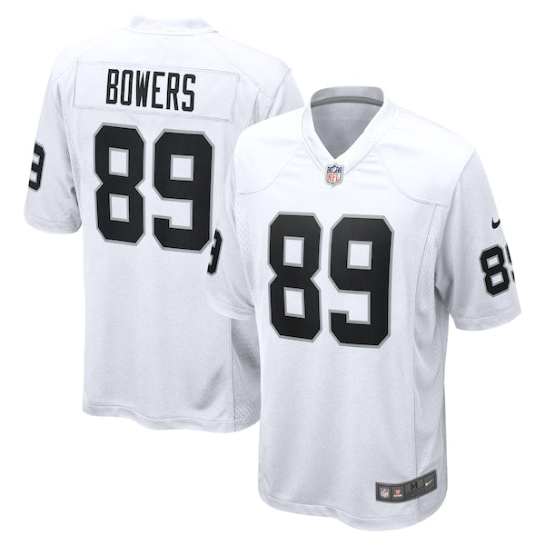Brock Bowers Las Vegas Raiders Nike Game Jersey -  White