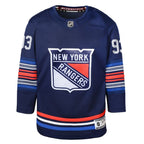 Mika Zibanejad New York Rangers Youth Alternate Premier Player Jersey - Navy