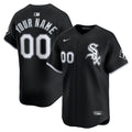 Chicago White Sox Nike Alternate Limited Custom Jersey - Black/White