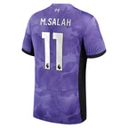 Mohamed Salah Liverpool Nike Youth 2023/24 Third Stadium Replica Player Jersey - Purple