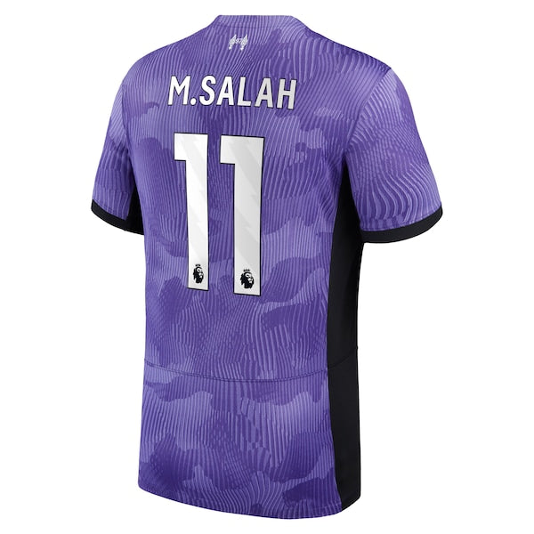 Mohamed Salah Liverpool Nike Youth 2023/24 Third Stadium Replica Player Jersey - Purple
