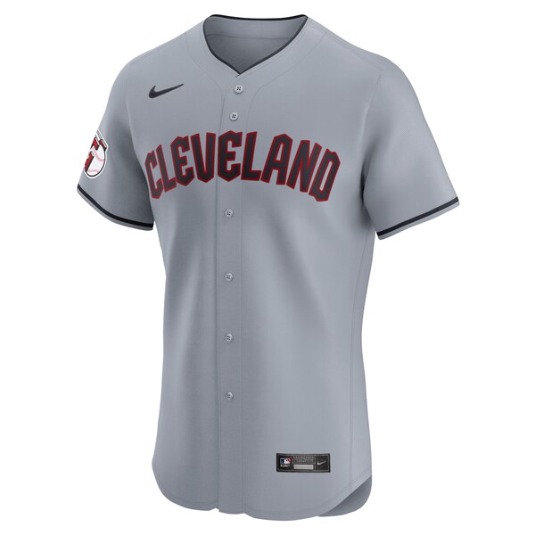 Cleveland Guardians Nike Road 2024 Jackie Robinson Day Elite Jersey - Gray
