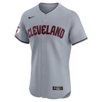 Cleveland Guardians Nike Road 2024 Jackie Robinson Day Elite Jersey - Gray