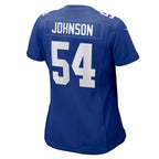 Dyontae Johnson New York Giants Nike Women's  Game Jersey -  Royal