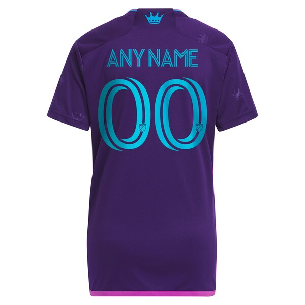 Charlotte FC adidas Women's 2023 Crown Jewel Kit Replica Custom Jersey - Purple