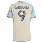 Julian Carranza Philadelphia Union adidas 2024 For Philly Authentic Player Jersey – Tan