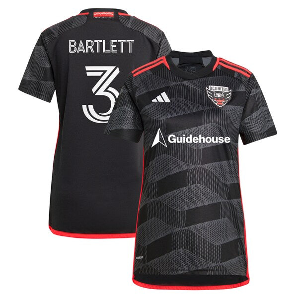 Lucas Bartlett D.C. United adidas Women's 2024 The Icon Kit Replica Player Jersey - Black