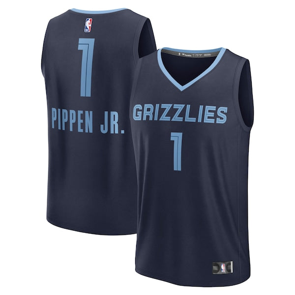 Scotty Pippen Jr. Memphis Grizzlies  Fast Break Replica Player Jersey - Icon Edition - Navy