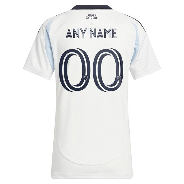 San Diego FC adidas Women's 2025 Woven Into One Replica Custom Jersey - White