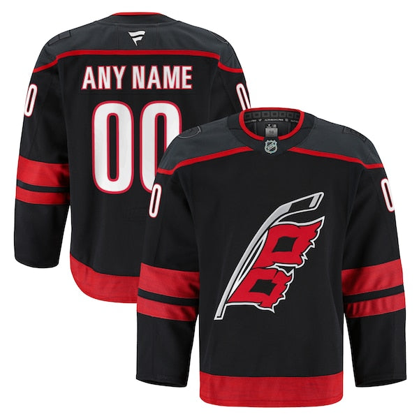Carolina Hurricanes  Home Authentic Pro Custom Jersey - Black/White