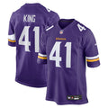 Kobe King Minnesota Vikings Nike Team Game Jersey -  Purple