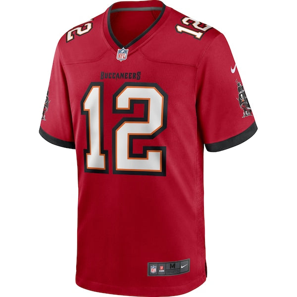 Tom Brady Tampa Bay Buccaneers Nike Game Jersey - Red/Pewter