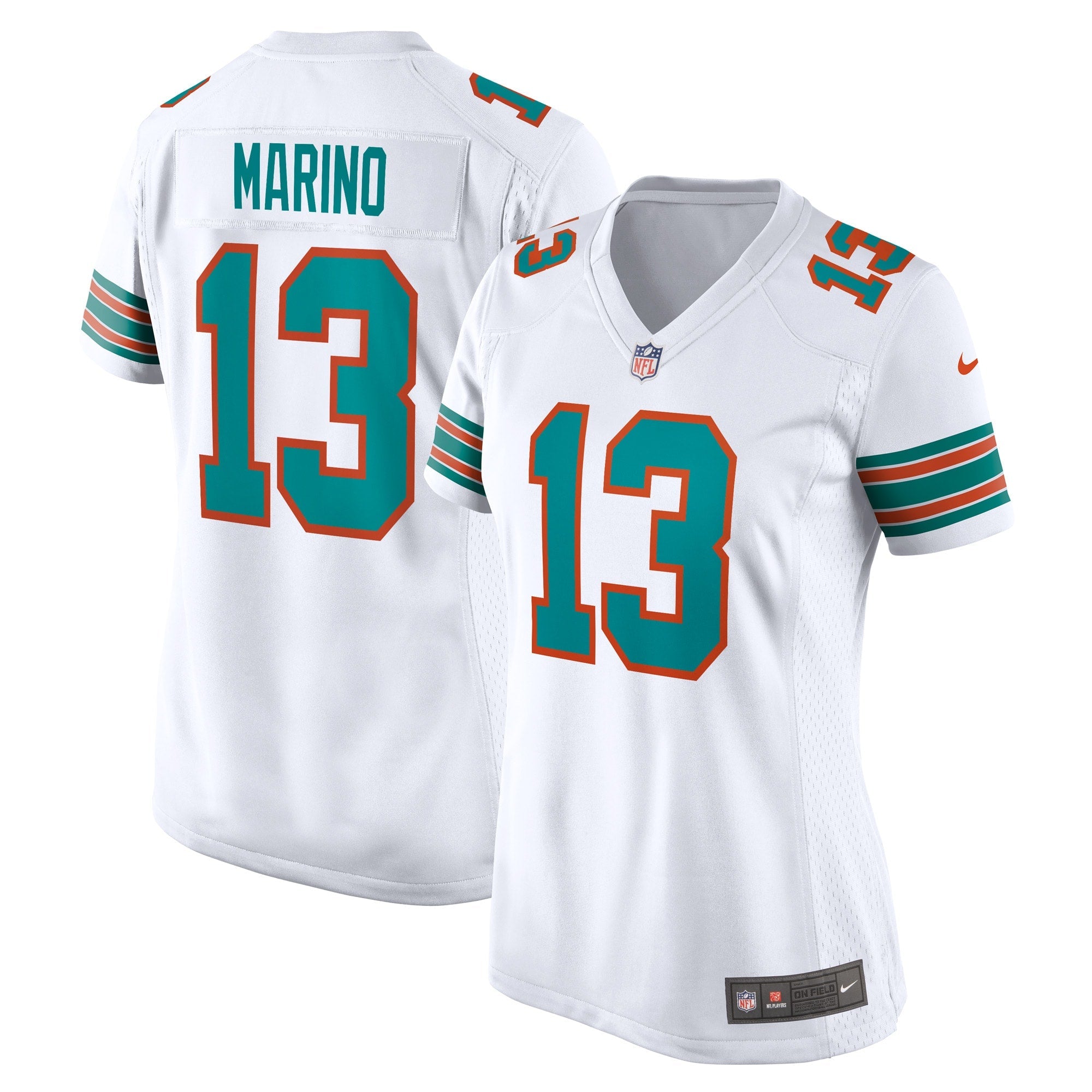 Dan Marino Miami Dolphins Nike Women's Game Retired Player Jersey - Aqua/White