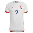 Romelu Lukaku Belgium National Team adidas 2022/23 Away Replica Jersey - White