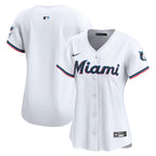 Miami Marlins Nike Women's Home Limited Jersey - White
