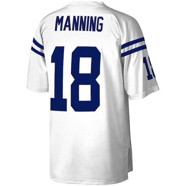 Peyton Manning Indianapolis Colts Legacy Replica Jersey - White/Royal