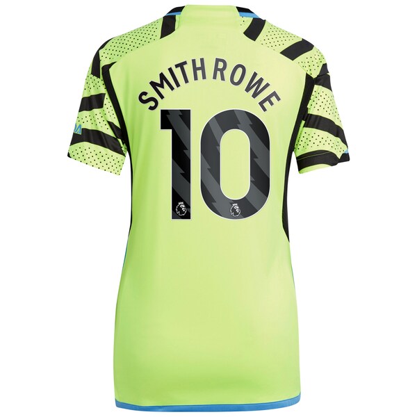 Emile Smith Rowe Arsenal adidas Women's 2023/24 Away Replica Player Jersey - Yellow/Green/Red