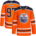 Connor McDavid Edmonton Oilers adidas Home Primegreen Authentic Pro Player - Jersey - Orange